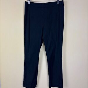 Anthropologie The Essential Skinny Women Pants SX 8 Black Stretch Career Minimal